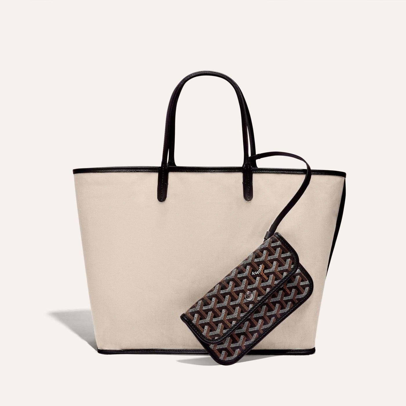 Goyard Saint Louis PM Tote Bag Black - Image 3